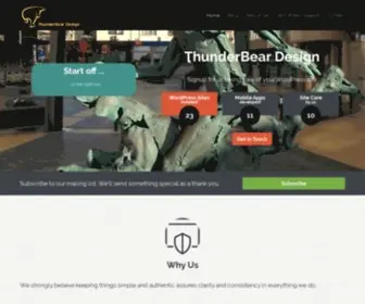 Thunderbeardesign.com(Non for profit) Screenshot