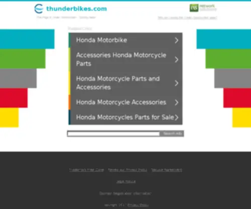 Thunderbikes.com(Thunderbikes) Screenshot