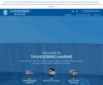 Thunderbirdmarine.com(Thunderbird MarineHome Page) Screenshot