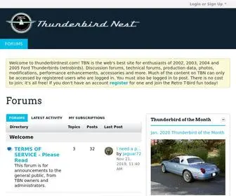 Thunderbirdnest.com(Thunderbird Forums) Screenshot