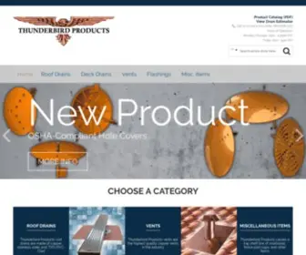 Thunderbirdproducts.com(Thunderbird Products) Screenshot