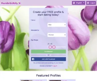 Thunderboltcity.co.za(Online Dating with Thunderbolt City South Africa's Personal Ads) Screenshot
