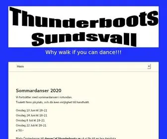 Thunderboots.se(Why walk if you can dance) Screenshot