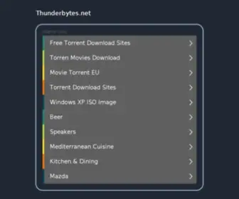 Thunderbytes.net(ThunderBytes) Screenshot