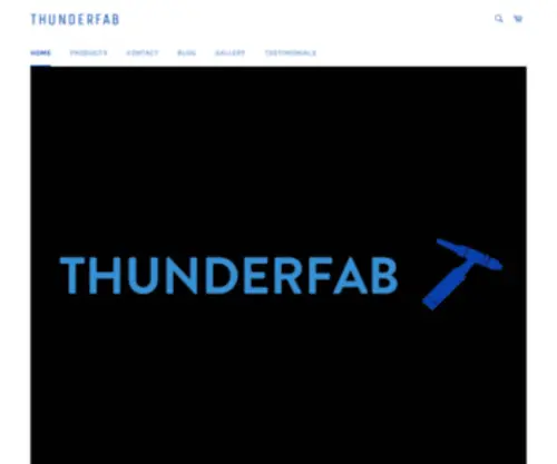 Thunderfab.com.au(Lightweight Aluminium Offroad 4WD Canopies) Screenshot