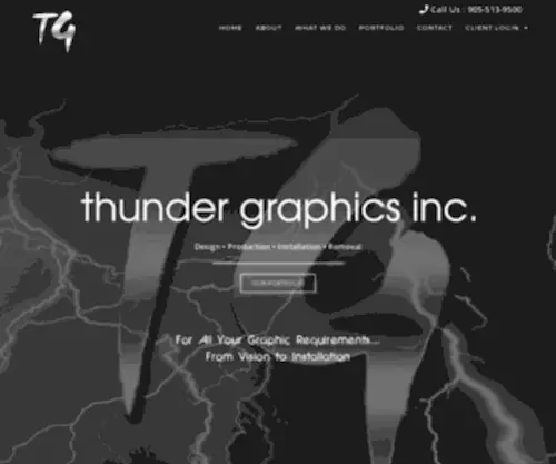 Thundergraphics.ca(Complete Graphic Solution) Screenshot