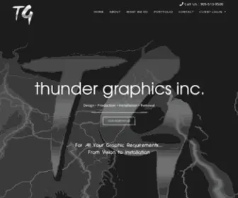 Thundergraphics.com(Complete Graphic Solution) Screenshot