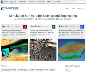 Thunderheadeng.com(Website for Thunderhead Engineering Consultants) Screenshot