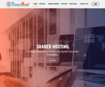 Thunderhoster.com(Web HostingBest Website Hosting) Screenshot