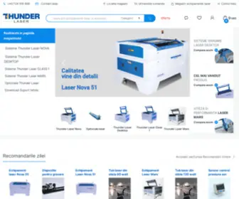 Thunderlaser.ro(Thunder Laser Romania) Screenshot