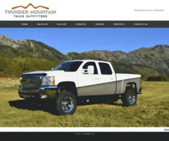 Thundermountaintruck.com(Thunder Mountain Truck Outfitters) Screenshot