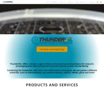 Thundernil.com(Nanostructures in Microseconds) Screenshot