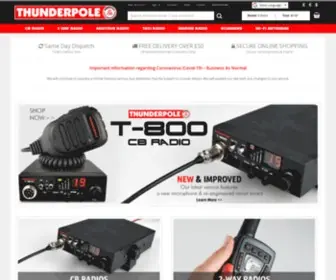 Thunderpole.co.uk(CB Radios) Screenshot