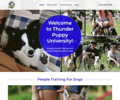 Thunderpuppyuniversity.com(Thunder Puppy University) Screenshot