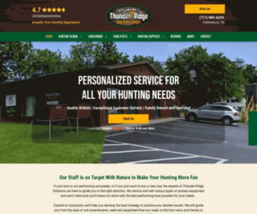 Thunderridgeoutdoors.com(Thunder Ridge Outdoors) Screenshot