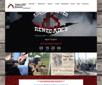 Thunderriverrenegades.com(Cowboy Action Shooting) Screenshot