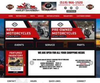 Thunderroadharley.com(Thunder Road Harley) Screenshot