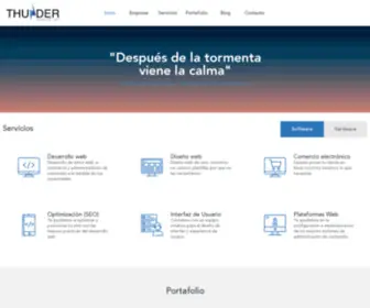 Thundertechnology.mx(Thunder Technology) Screenshot