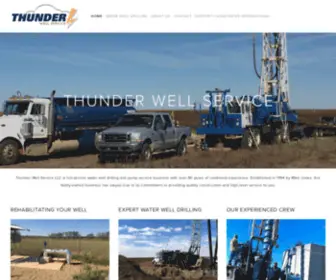 Thunderwellservice.com(Thunder Well Service) Screenshot