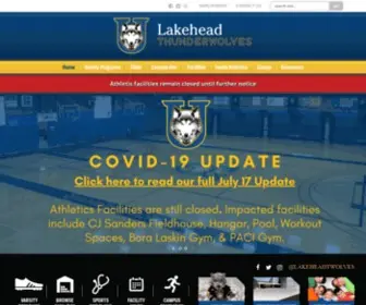 Thunderwolves.ca(Lakehead Athletics) Screenshot