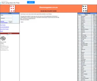 Thuneegame.co.za(TIdBiTs New Page 1) Screenshot