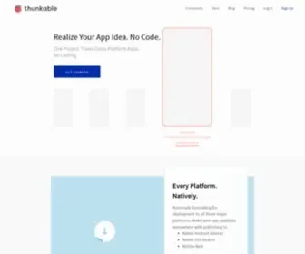 Thunkable.com(Thunkable) Screenshot