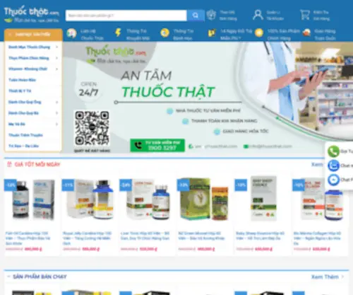 Thuocthat.com(1️⃣ Thuốc Thật) Screenshot