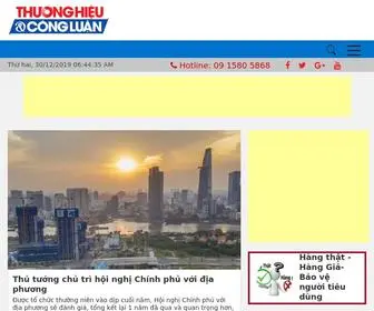 Thuonghieucongluan.com.vn(Thương hiệu & Công luận Điện tử) Screenshot
