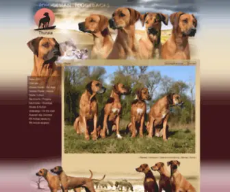 Thuraia.de(Rhodesian Ridgeback Kennel Thuraia VDH/FCI) Screenshot