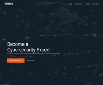 Thurity.com(Cyber Security Training & Consulting) Screenshot