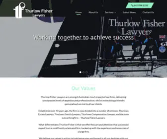 Thurlowfisher.com.au(Thurlow Fisher Lawyers and Consultants Pty Ltd) Screenshot