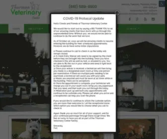 Thurmanvetcenter.com(Veterinarian in Bakersfield) Screenshot