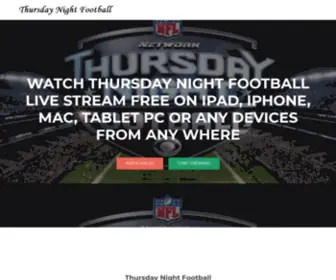 Thursdaynightfootball.net(Thursdaynightfootball) Screenshot