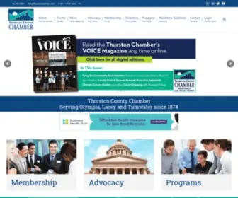 Thurstonchamber.com(Thurston County Chamber) Screenshot