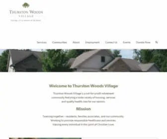 Thurstonwoods.org(Thurston Woods Village) Screenshot