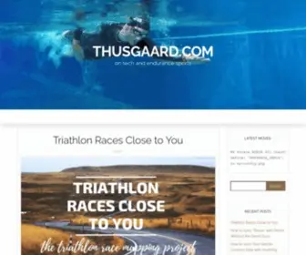 Thusgaard.com(On tech and endurance sports) Screenshot