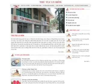 Thutuclyhon.com.vn(Văn phòng tư vấn thủ tục ly hôn) Screenshot