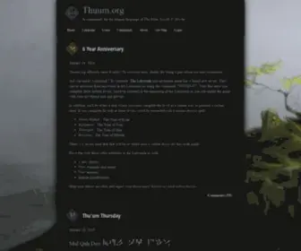 Thuum.org(The Dragon Language Dictionary) Screenshot