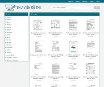 Thuviendethi.com(Thư viện đề thi) Screenshot