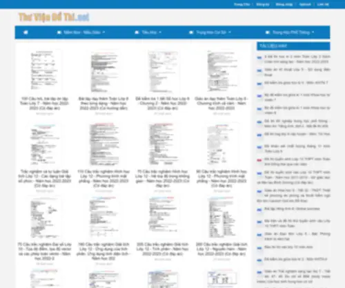 Thuviendethi.net(Thư viện đề thi) Screenshot