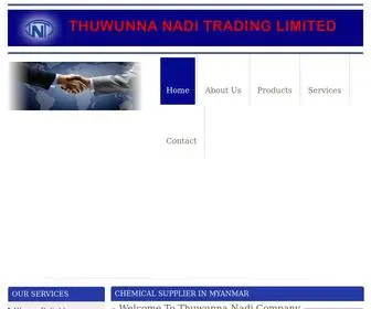 Thuwunnanadi.com(Chemical, Food, Feed, Additives Supplier In Myanmar) Screenshot