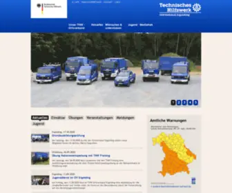 THW-Ausbildung.de(THW-Ausbildung: Hauptseite - Alles zum Themas Ausbildung beim Technischen Hilfswerk (THW)) Screenshot