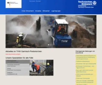 THW-Gap.de(Die Seiten des Technischen Hilfswerks Ortsverband Garmisch) Screenshot