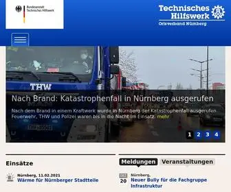 THW-Nuernberg.de(THW OV Nürnberg) Screenshot