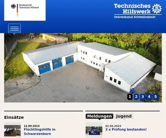 THW-SChwalmstadt.de(THW OV Schwalmstadt) Screenshot