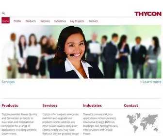 THycon.com.au(Thycon is Australia’s leading manufacturer of Uninterruptible Power Supplies) Screenshot