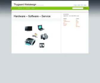 THygaard.dk(Thygaard Webdesign) Screenshot