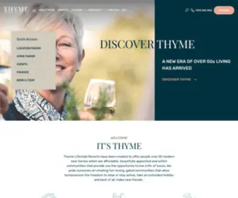 THyme.com.au(Thyme Lifestyle Resort) Screenshot