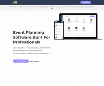 THymebase.com(Free Event Planning Software) Screenshot