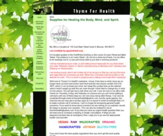 THymeforhealth.com(THymeforhealth) Screenshot